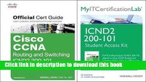 Ebook Cisco CCNA R S ICND2 200-101 Official Cert Guide Wth MyITCertificationLab Bundle by Odom,