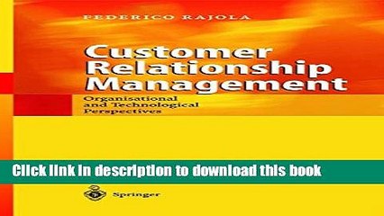 [Read  e-Book PDF] Customer Relationship Management Free Books