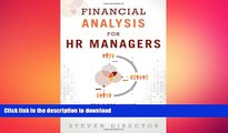 READ PDF Financial Analysis for HR Managers: Tools for Linking HR Strategy to Business Strategy