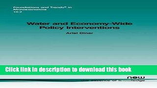 [Download] Water and Economy-Wide Policy Interventions (Foundations and Trends(r) in