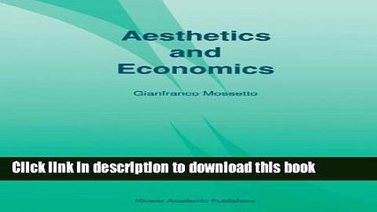 [Download] Aesthetics and Economics  Read Online