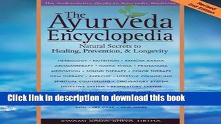 Ebook The Ayurveda Encyclopedia: Natural Secrets to Healing, Prevention,   Longevity Full Online