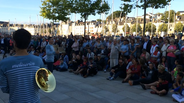 Le Bagad de Vannes s'est entraîné une dernière fois avant l'Interceltique