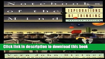 Books Notebooks of the Mind: Explorations of Thinking Full Online