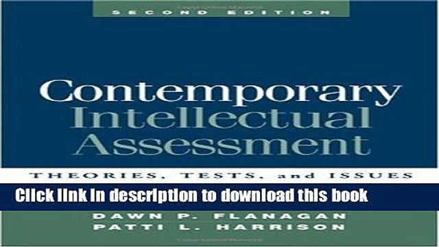 Ebook Contemporary Intellectual Assessment, Second Edition: Theories, Tests, and Issues Full Online