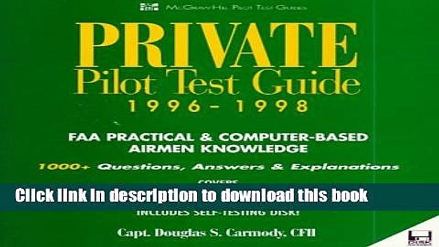Ebook Private Pilot Test Guide 1996-1998: FAA Practical Computer-Based Airmen Knowledge Free