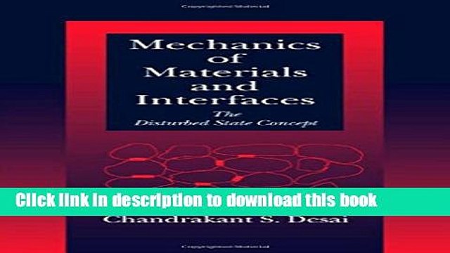 Ebook Mechanics of Materials and Interfaces: The Disturbed State Concept Free Online
