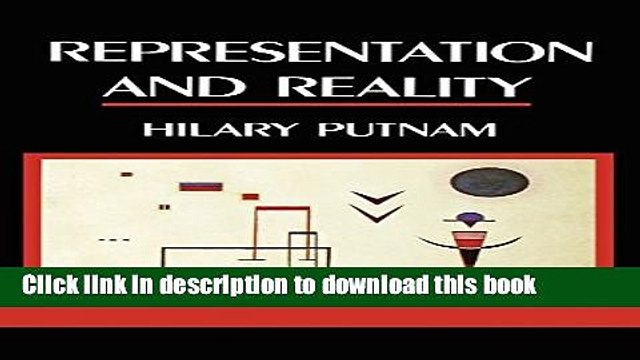 Ebook Representation and Reality Free Online