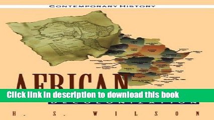 Ebook African Decolonization Free Online