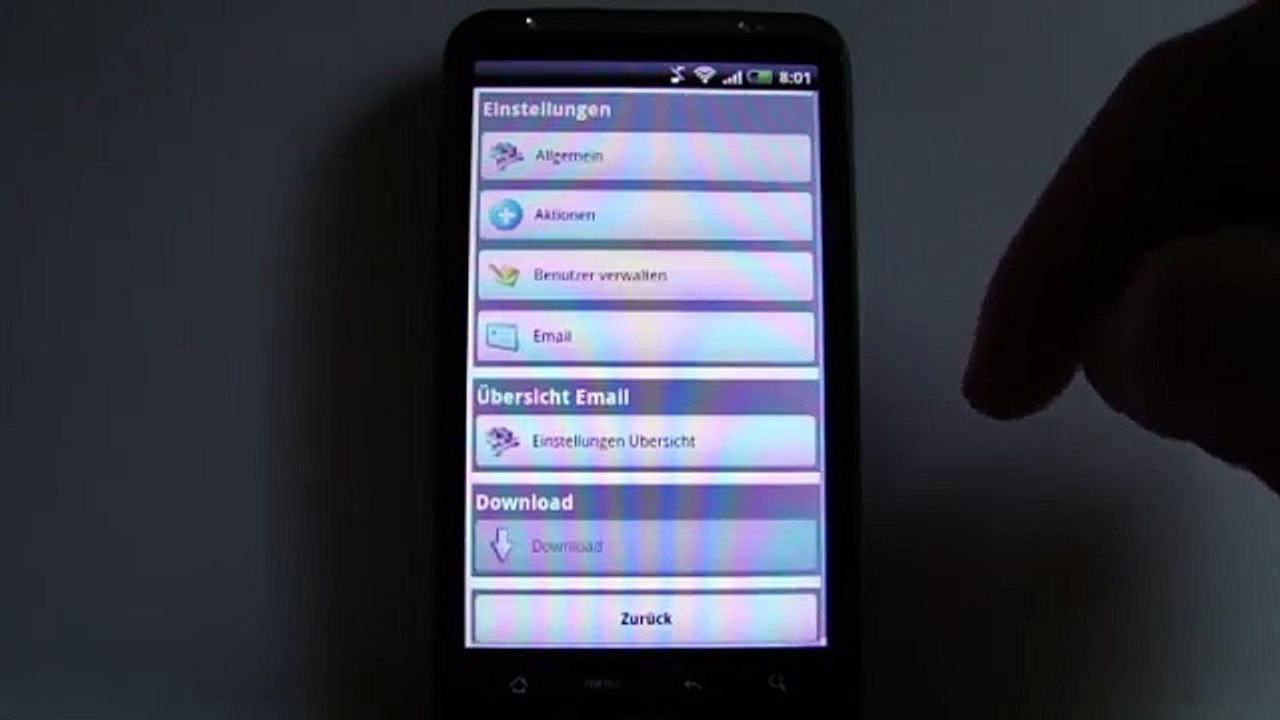 Teil 1 Zeiterfassung Android- Handy: Erstbenutzung & Einstellungen