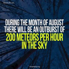 August Meteor Showers - Most In A Decade