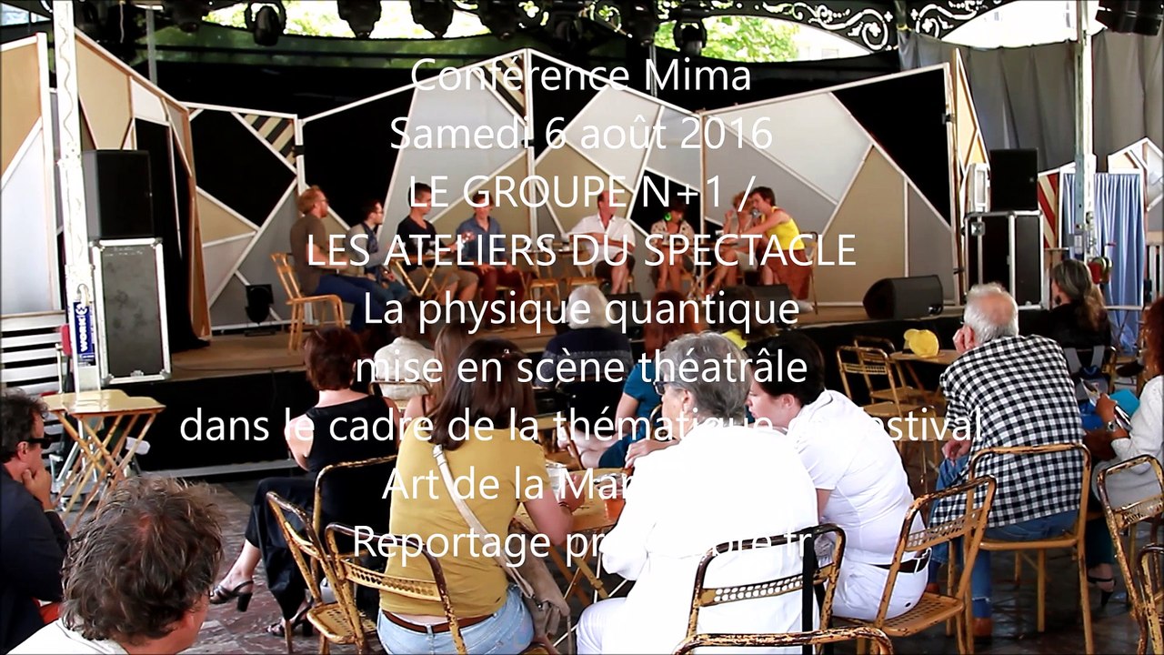 Mima en conférence
