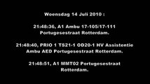 A1 MMT02 (MMT busje 17-901) Reanimatie Portugesestraat Rotterdam