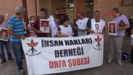 Şanlıurfa'da Kayıp Yakınlarından Oturma Eylemi