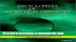 Books Encyclopedia of Analytical Chemistry: Applications, Theory, and Instrumentation, 15 Volume