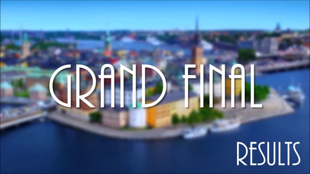 WAO Song Contest / 16th edition / Stockholm, Sweden / Grand final results