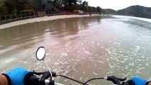 Acqua Bike, 4k, Ultra HD, Pedalando com a  Mtb Aquática, Inter Praias, nas trilhas da Enseada e Pereque Mirim, Ubatuba,SP, Brasil, Litoral Norte, 2016, (1)