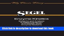 Books Enzyme Kinetics: Behavior and Analysis of Rapid Equilibrium and Steady-State Enzyme Systems