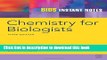 Ebook BIOS Instant Notes in Chemistry for Biologists Free Online