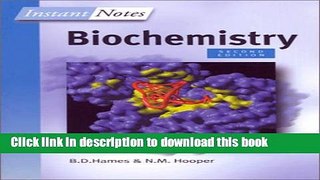 Books Instant Notes in Biochemistry Free Online