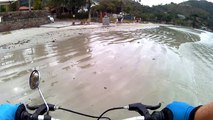 Acqua Bike, 4k, Ultra HD, Pedalando com a  Mtb Aquática, Inter Praias, nas trilhas da Enseada e Pereque Mirim, Ubatuba,SP, Brasil, Litoral Norte, 2016, (3)