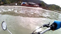 Acqua Bike, 4k, Ultra HD, Pedalando com a  Mtb Aquática, Inter Praias, nas trilhas da Enseada e Pereque Mirim, Ubatuba,SP, Brasil, Litoral Norte, 2016, (8)