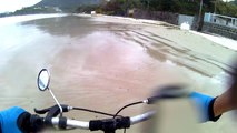 Acqua Bike, 4k, Ultra HD, Pedalando com a  Mtb Aquática, Inter Praias, nas trilhas da Enseada e Pereque Mirim, Ubatuba,SP, Brasil, Litoral Norte, 2016, (9)