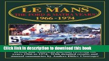 PDF  Le Mans: The Ford   Matra Years 1966-1974 (Racing Series)  Free Books