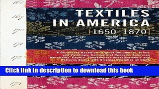 Ebook Textiles in America 1650 To 1870 Full Online