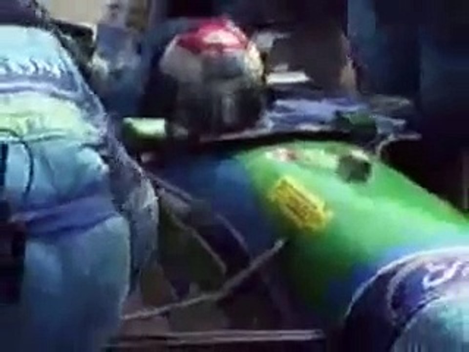 F1 Pit Stop  - 1994 German GP, Jos Verstappen prende fuoco