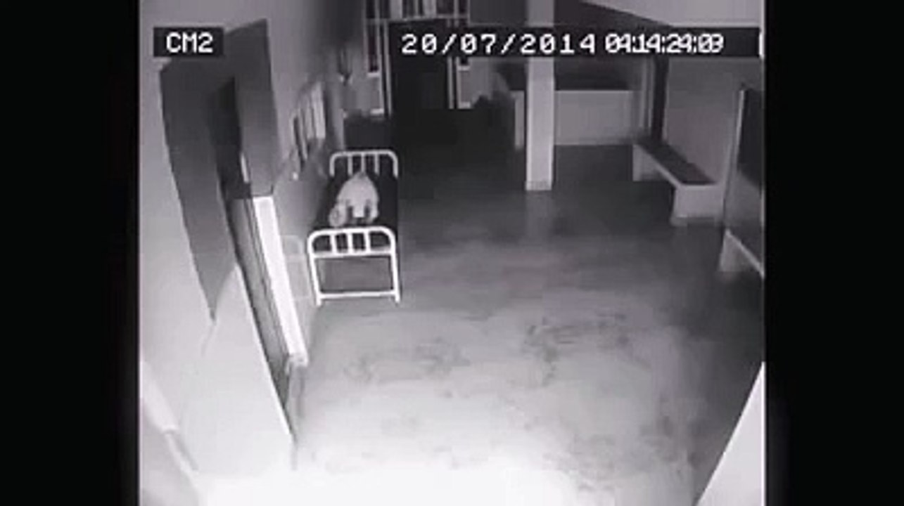 Horrible CCTV footage from hospital -