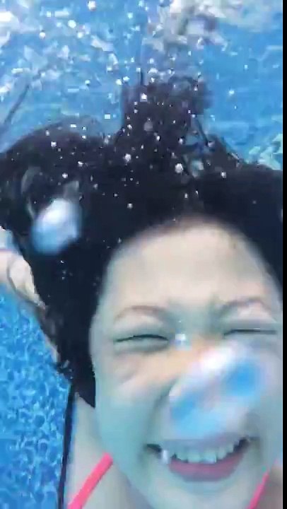 Swimming at our hotel POOL!