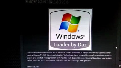 Permanently Activate Windows 7Easily - 7 Loader v2.2.2.