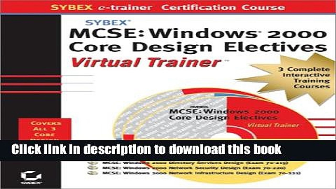 Download  MCSE: Windows 2000 Core Design Electives e-trainer  {Free Books|Online