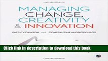 [Read PDF] Managing Change, Creativity and Innovation Download Online