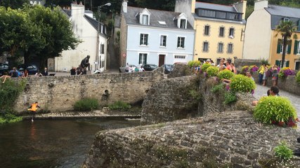 Les radeaux sur la Laïta pour la fête de l'eau