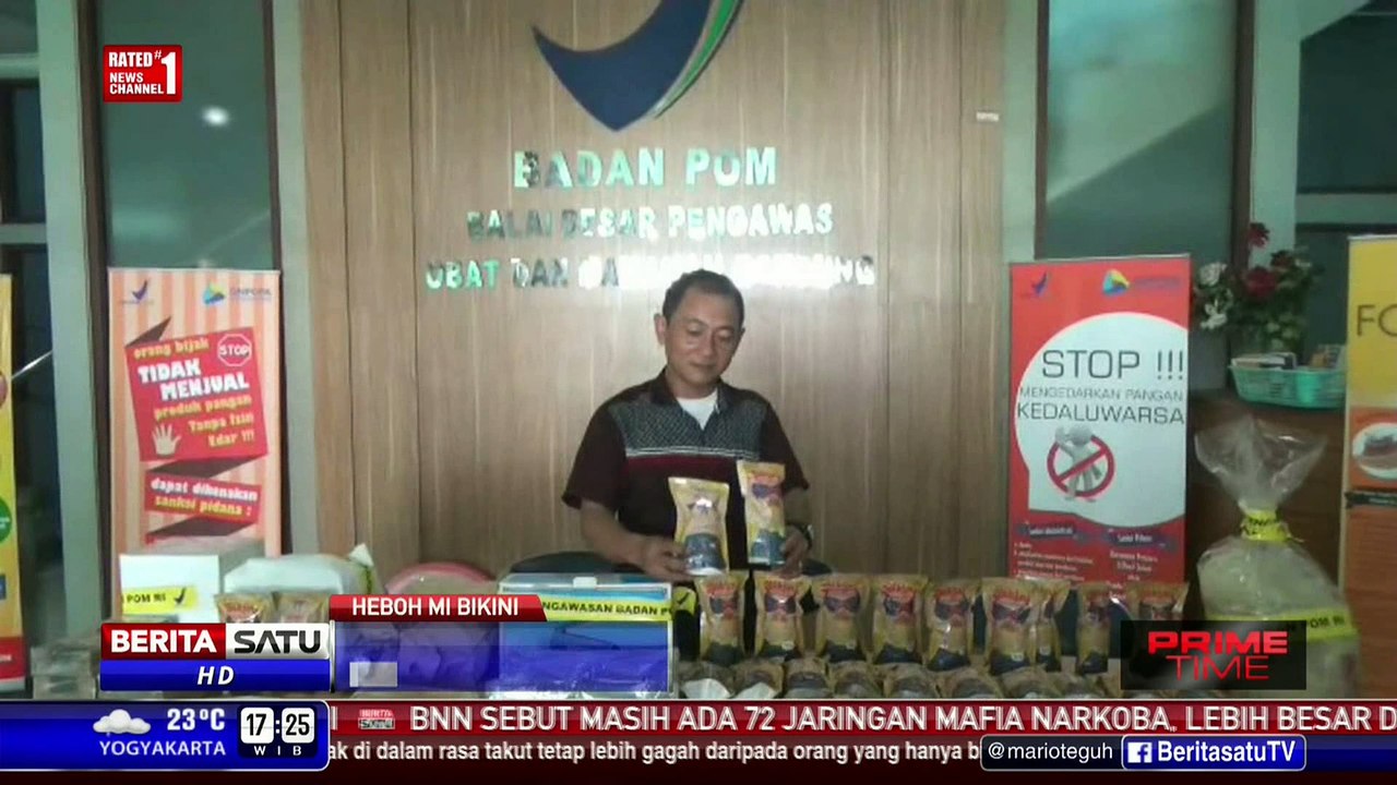 BBPOM Bandung Sita 144 Bungkus Mie Bikini