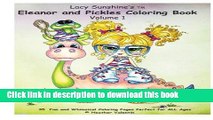 Books Lacy Sunshine s Eleanor and Pickles Coloring Book: Whimsical Big Eyed Art Froggy Fun (Lacy