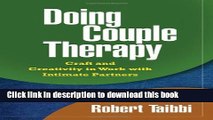 Books Doing Couple Therapy: Craft and Creativity in Work with Intimate Partners (The Guilford