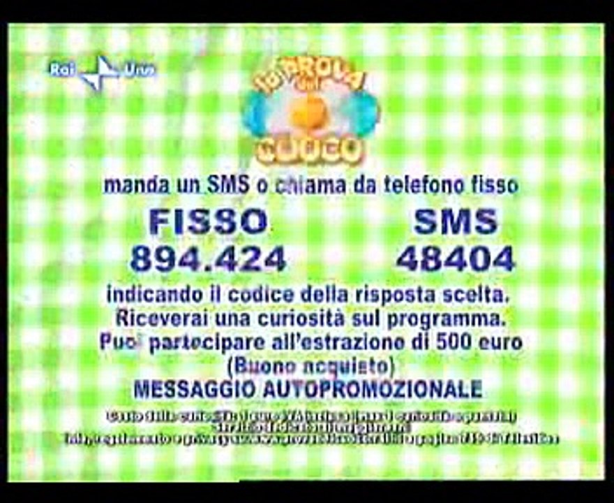 LA PROVA DEL CUOCO 28 01 2010