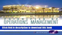 [Read PDF] Principles of Operations Management and Student CD-ROM (5th Edition) Download Online