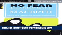 Ebook Macbeth (No Fear Shakespeare) Free Online