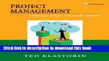 [Read PDF] Project Management: Tools and Trade-offs Download Free
