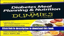 Ebook Diabetes Meal Planning and Nutrition For Dummies Free Online