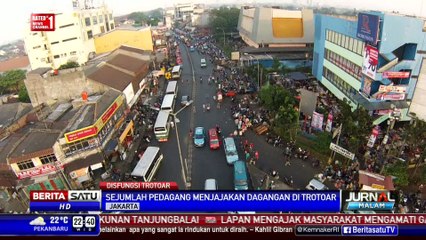 Sejumlah Trotoar di Jakarta Tak Berfungsi Semestinya
