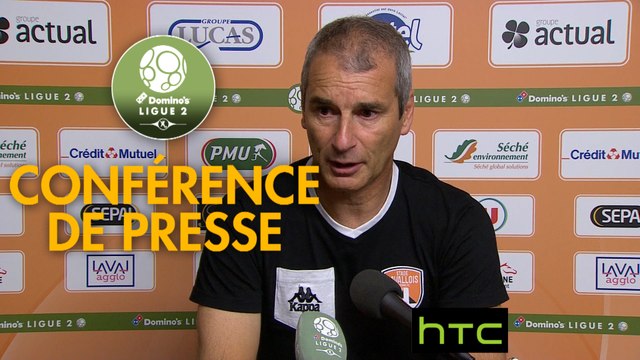 Conférence de presse Stade Lavallois - Chamois Niortais (1-1) : Denis ZANKO (LAVAL) - Denis RENAUD (CNFC) - 2016/2017
