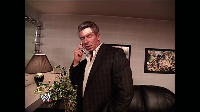 Stephanie McMahon & Vince McMahon Backstage SmackDown 04.03.2003 (HD)