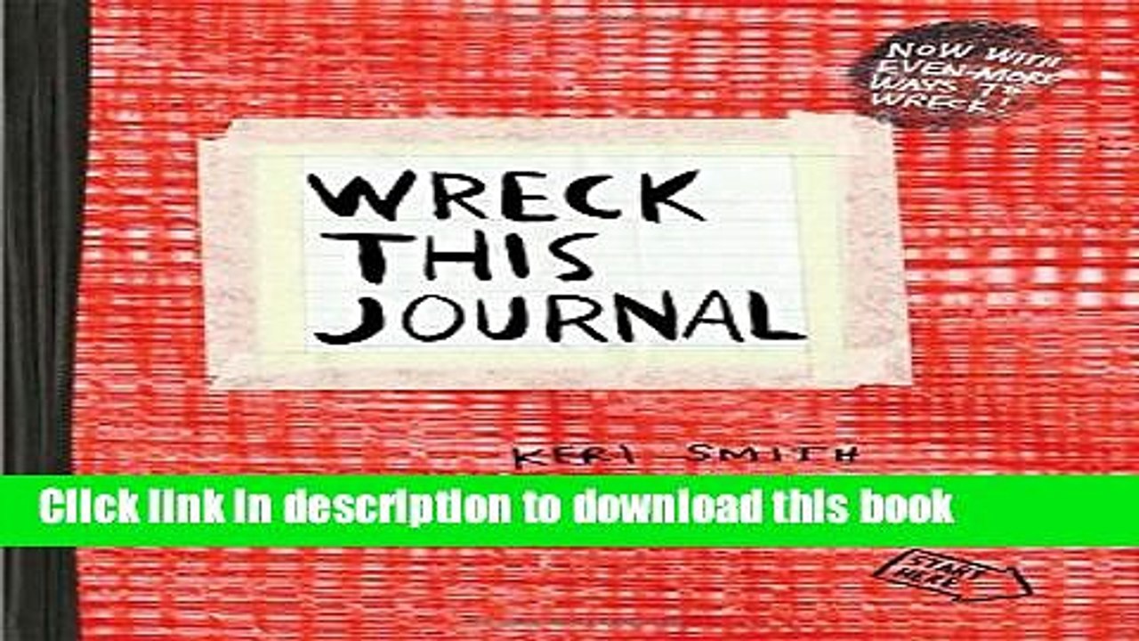 Download Wreck This Journal (Red) Expanded Ed. PDF Free