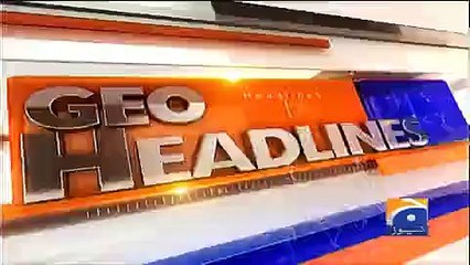 Geo News Headlines - 9 PM 6 August 2016