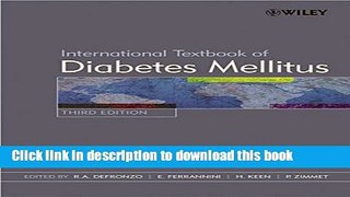 [PDF] International Textbook of Diabetes Mellitus (Wiley Reference Series in Biostatistics) (Two